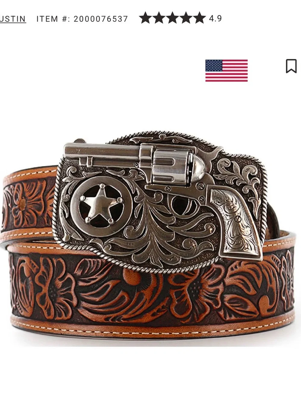 Justin Lil Trigger Belt 🤠